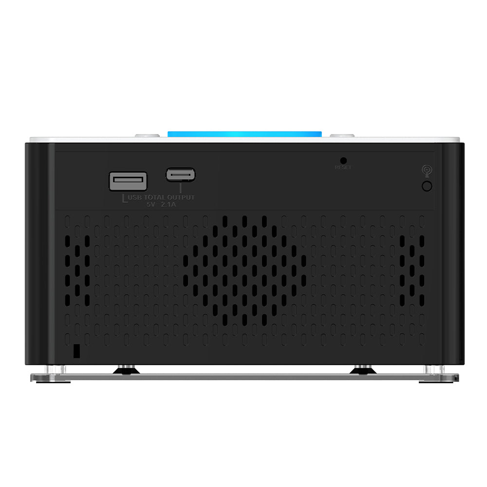 APP Control, Alarm Clock Radio with 15W Wireless Charger, FM Radio, Bluetooth, Two Charging Ports, Dual Alarm, Sleep Timer, Snooze, Auto-Manual Dimmer, Night Light &1.4" Ice Blue LED Display Clock Radio for Bedroom iTOMA 207A