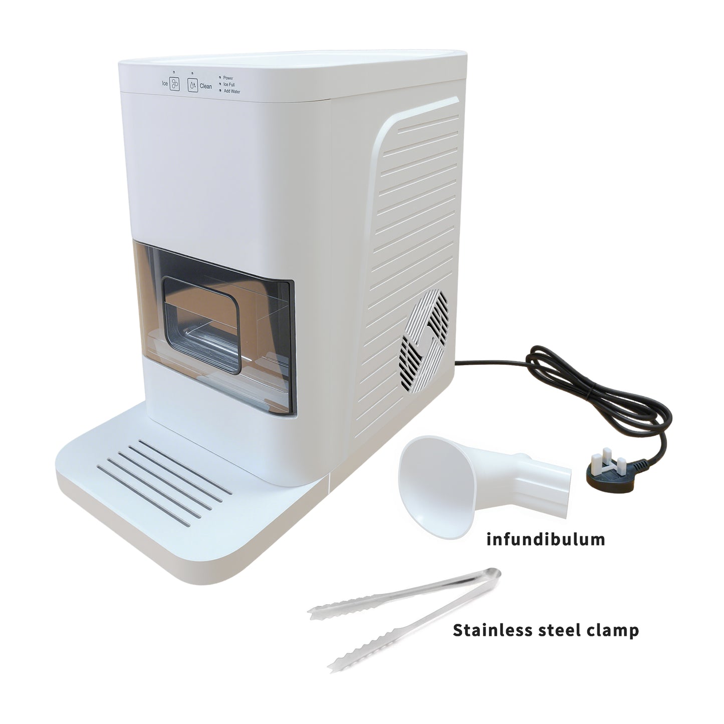 Artisanal Sphere Ice Maker – 4.6kg Daily Output, 50-Min Fast Ice, Smart Sensors, One-Touch Clean, Compact & Quiet for Home/Bar Use
