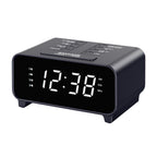 Clock Radio with AM/FM Radio, Dual Alarms, Snooze,  Memory Presets, Dimmer, Sleep Timer, 12/24Hr, Digital Clock with Volume Control, Night Light & White LED Display Alarm Clock for Bedroom iTOMA 213