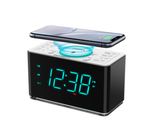 Alarm Clock Radio with Wireless Charging iTOMA 207