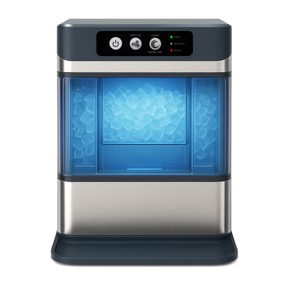 iTOMA Nugget lce Maker Machine,Chewable Pellet Ice Machine,Self-Cleaning,One-Click Operation,for Home/Kitchen/Office/ Bar Party Ice Cube Machine