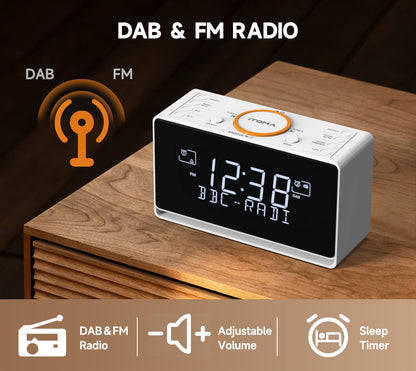 Alarm Clock with DAB & FM Radio iTOMA 728