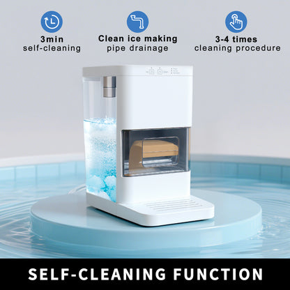 Artisanal Sphere Ice Maker – 4.6kg Daily Output, 50-Min Fast Ice, Smart Sensors, One-Touch Clean, Compact & Quiet for Home/Bar Use