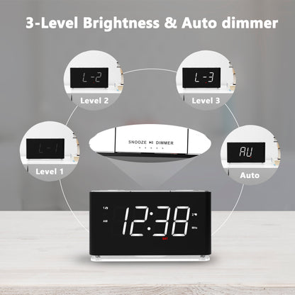 Alarm Clock Radio with Bluetooth iTOMA 507