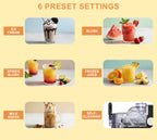 Frozen Drink & Slushie Machine, Soft Serve Ice Cream Maker - 5 Presets for Ice Cream, Slush, Spiked Slush, Frozen Juice, Milkshakes, Self-Cleaning - Perfect for Home Use