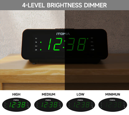 Alarm Clock with AM/FM Radio iTOMA 2100