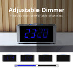 Bedside Alarm Clock Radio with 5W Wireless Charging, Snooze,Bluetooth, Dual Alarm, 1.4'' LED Display, Dimmer, USB Charging Clock for Bedside iTOMA 206S
