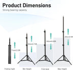 LED Light Stick RGB Fill Light Stand Photography Lighting Kit LED Video Lighting with 5000mAh Battery, Remote Controller Dimmable 2500K~6500K, Adjustable Tripod Stand for Live Streaming, Vlog, Gaming
