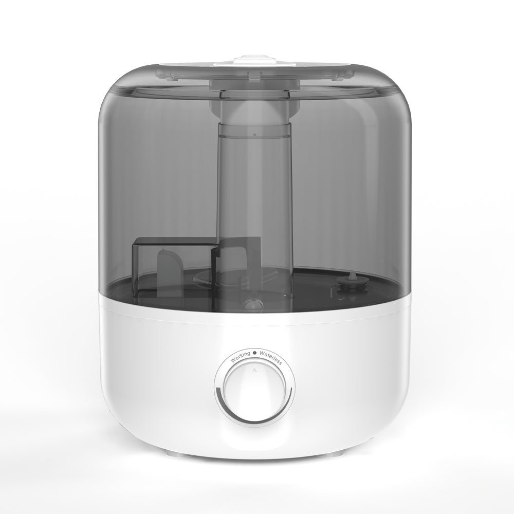 iTOMA 3L Large Top Fill Humidifiers for Bedroom, Mist Humidifier with 360° Dual Nozzles, Water Purification Filter, Adjustable Mist Levels, Ultra Quiet for Home Office Nursery