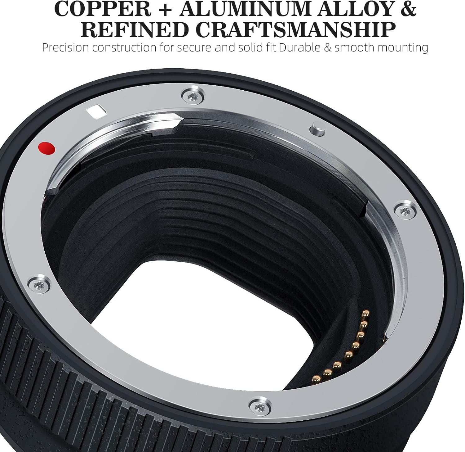 EF-EOS R Auto Focus Lens Mount Adapter, Compatible with Canon EF/EF-S Lenses for EOS R, R3, R5, R6, R7, R8, RP, R50, R100 Mirrorless Cameras