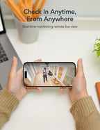GNCC 2.4GHz Indoor Security Camera, 1080P Home Camera for Pet Monitoring, Motion Detection, Two-Way Audio, IR Night Vision, Easy Install, Cloud Storage Subscription Required, No 5GHz Support(Black-1P)