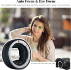 EF-EOS R Auto Focus Lens Mount Adapter, Compatible with Canon EF/EF-S Lenses for EOS R, R3, R5, R6, R7, R8, RP, R50, R100 Mirrorless Cameras