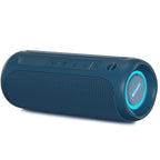 Wireless Portable Speaker,IPX7 Waterproof Bluetooth Speaker, 25W Loud Stereo Sound, Bassboom Technology, TWS Pairing, Built-in Mic, 16H Playtime with Lights for Home Outdoor - Black