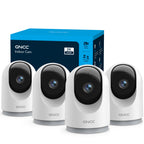 GNCC Indoor Security Camera, 2K Cameras for Home Security with Motion Detection, Baby/Pet Camera with Phone App, Night Vision, 2-Way Audio, TF/Cloud Storage, Works with Alexa & Google Home, 2.4G WiFi