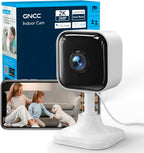 GNCC 2K Indoor Security Camera for Home, Pet Camera with Dual-Band WiFi, Mini Dog Cam with Phone App, Motion Detection, Works w/Alexa, Cloud Subscription Required, Fixed View, Plug-in, GC4