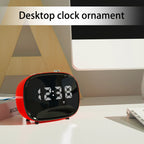 Digital Retro Alarm Clock with wireless connection, Time Display, Alarm Setting,TF Card Slot, AUX Jack, Hands-Free Calling, Vintage Decor for for Home/Outdoor iTOMA 138