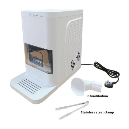 Artisanal Sphere Ice Maker – 4.6kg Daily Output, 50-Min Fast Ice, Smart Sensors, One-Touch Clean, Compact & Quiet for Home/Bar Use