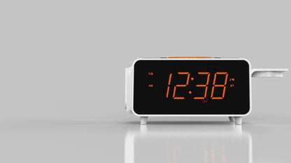 Alarm Clock Radio with Dual Wireless Charging iTOMA CKS209