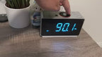 Digital Alarm Clock Radio with Bluetooth Speaker, FM Radio, Dual Alarm with Snooze, Large LED Display, Dimmer Control, Headphone,USB Charging Output and Night Light iTOMA 708